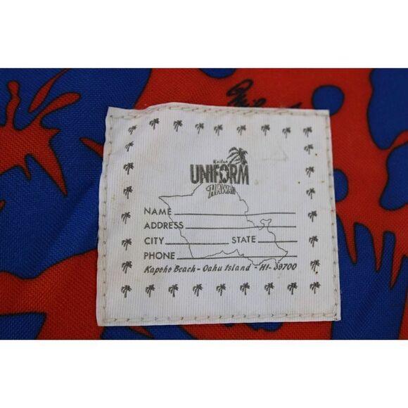 Kailua Uniform Hawaii Large Duffle Bag Red Blue - Picture 10 of 10